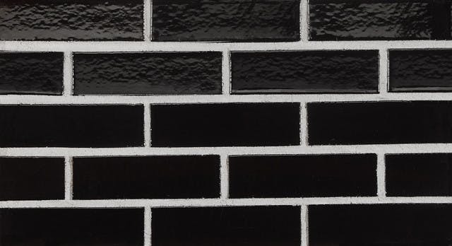 Midnight Black Glaze | Black Bricks