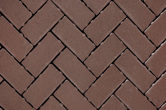 Claret Clear Permeable Pavers | Brown Bricks